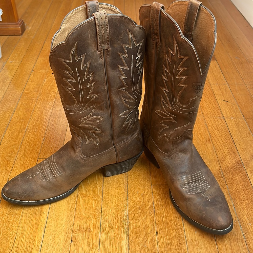 Ariat Leather Cowboy Boots